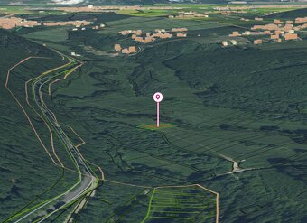 Horná Ves – 1.020 m2 POZEMOK na karavan/chatku/prístrešok - 14