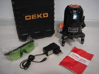 Profi 3D krížový samonivelačný zelený laser DEKO, celokovový - 14