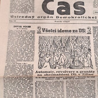 Originál noviny ČAS 1946 - 14
