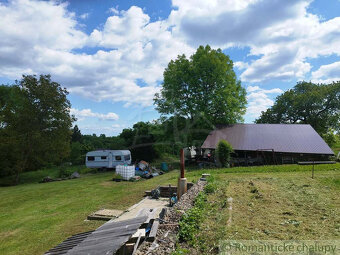 5Ha usadlosť/samota v celku, s drevostavbou a oploteným po - 14