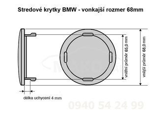 Krytky do diskov BMW / Mercedes Benz - 14