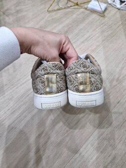 Guess cierne hnede bezove zlate monogram tenisky 36 a 38 - 14