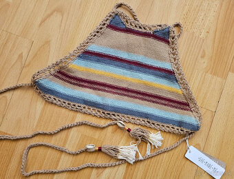 Dievčenský háčkovaný top, vel. S - 14