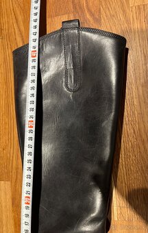 Čierne kožené čižmy Gabor - 14