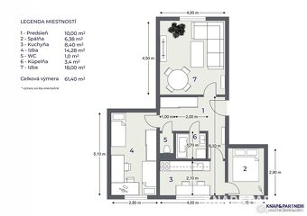 ZREKONŠTRUOVANÝ 3-IZBOVÝ BYT, PREŠOV, EXNÁROVA UL. - 14