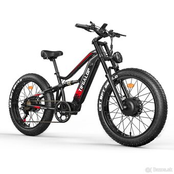 Výkonný ebike Tifgalop 2x750W,21Ah,65km/h,100km,36kg,nový - 14