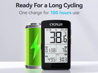 Kvalitný GPS ANT+ Smart CykloPočítač CYCPLUS M1, M3, C3 - 14