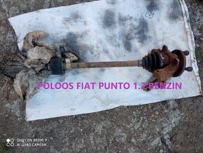 Fiat Punto 1.2 benzín súčiastky - 14