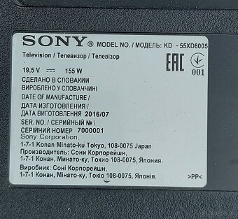 Sony KD-55XD8005 diely - 14