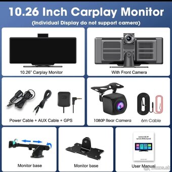 Android Auto, Apple CarPlay aj cúvacia kamera-GPS modul - 14