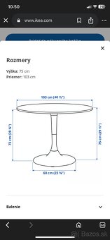 Stôl DOCKSTA IKEA - 14