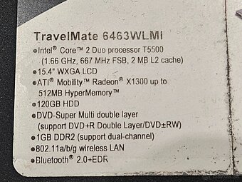 Acer Travelmate + dock 60e - 14