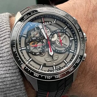 Graham, model Silverstone RS Skeleton, originál hodinky  - 14