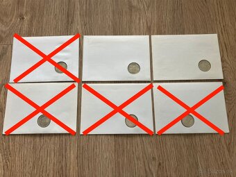 Numizmatické mincové obálky Československo Slovensko - mince - 14