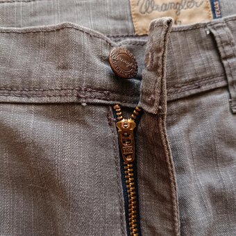 Wrangler sivé rovné džínsy široké rifle texas W34 L30 - 14