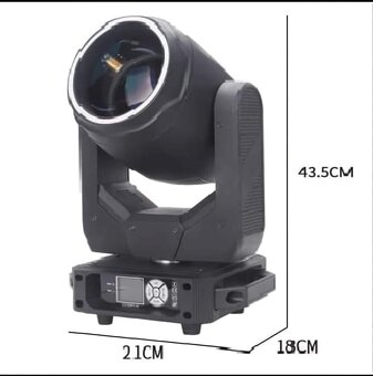 Led Beam 200w ring otočná hlava - 14