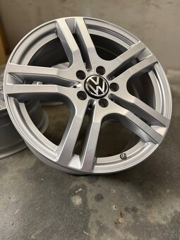 Nepoužité hliníkové disky 5x112 R18 Mercedes GLA Škoda VW - 14