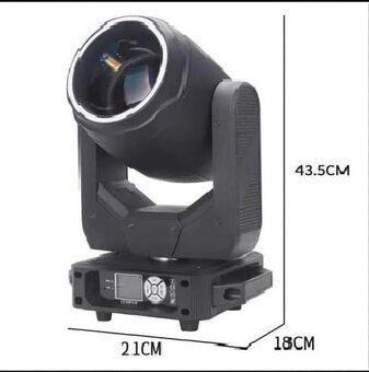 Led Beam 200w ring otočná hlava - 14