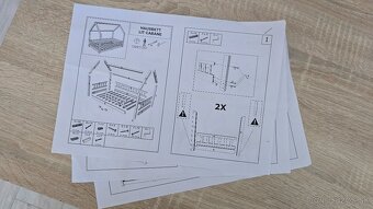Detská domčeková postielka HAUSBETT LIT CABANE - 14