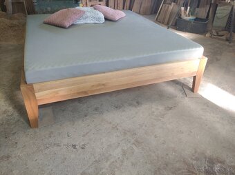 Dubová posteľ bez čela Vilma - 14