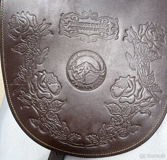 Australské sedlo s hruškou hnědé - 14