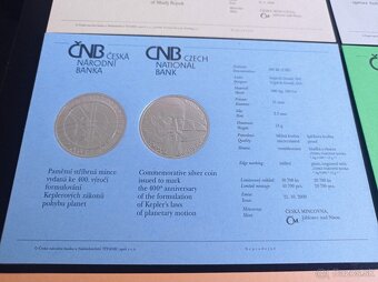 Strieborné mince 200 korún Česká Republika PROOF - 14