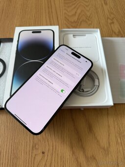 iPhone 14 Pro Max 256 gb Space Black - komplet príslušenstvo - 14
