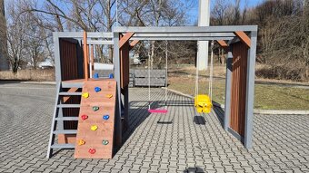 Detské ihrisko so šmykľavkou s montážou a s dovozom - 14