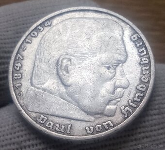 Strieborné mince Nemecka.Rezervované. - 14