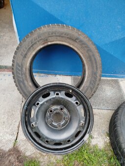 Pneumatiky 3+1 po 5€ 165/70 R14 zimné - 14
