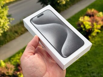 Apple iPhone 15 Pro 128GB White, výborný stav, komplet, 88% - 14
