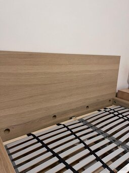 posteľ MALM s roštom 2x LÖNSET + 2x nočná komoda - 14