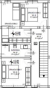 Dvojpodlažný luxusne zariadený apartmán, Privlaka/Chorvátsko - 14