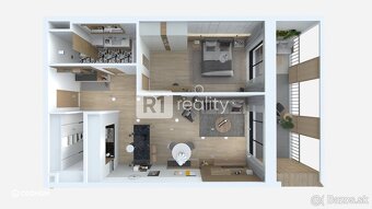 Dovolenkový priestranný 2-izbový apartmán A43 BlueWave Apart - 14