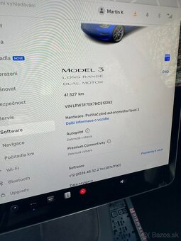 Predám Tesla Model 3 Deep Blue Long Range 75 kWh odpočet DPH - 14