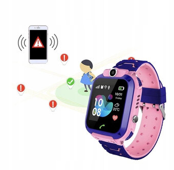 Detské Smart hodinky, možnosť volania (ružové, modré) - 14