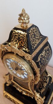 Francúzske stolové hodiny Boulle, Vincenti & Cie - 14