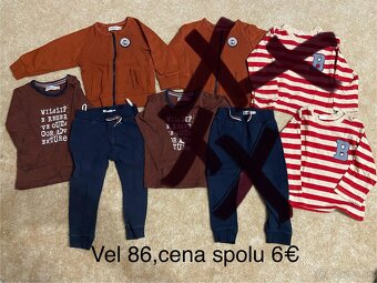 Velky balik oblecenia vel. 86 letne aj jesenne veci - 14