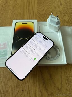 iPhone 14 Pro 128 gb Gold - komplet príslušenstvo, záruka - 14