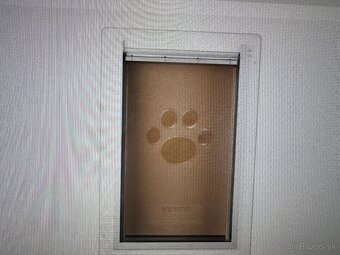 Prielez - kovové dvierka pre veľkých psov ca.30kg/ mačky - 14