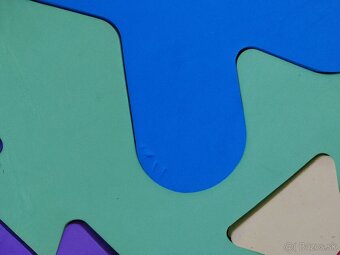 Penové puzzle - obojstranné, 25ks - 14