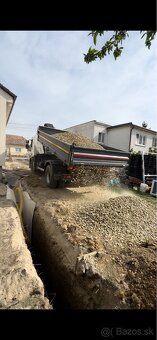 Strk, piesok, makadam, zemina, drveny beton - 14