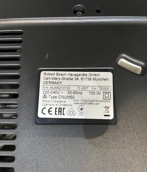 Kuchynský robot Bosch MUM 52131/03 700W - 14
