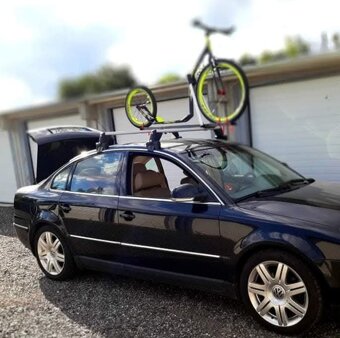 Vw Passat b5.5 sedan / Originál příčníky + nosiče kol.. - 14