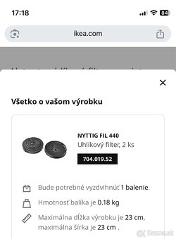 Predám IKEA digestor Mattradition čierna 60cm - 14