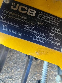 Minibagr JCB 8008CTS - 14