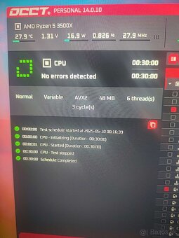 Herný a pracovný PC - Ryzen 5 3500x, RX 6600, 16GB 3200MHz - 14
