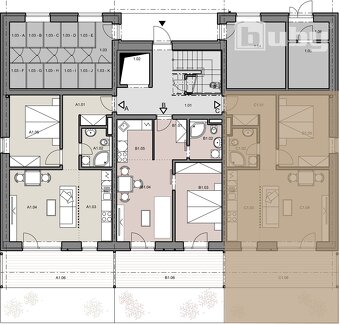 Posledný 2 izbový byt, č. IIB_3C, v novostavbe Byty Ruppeldt - 14