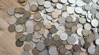 445ks minci, konvolut československé mince, 2kg ČSSR mince - 14