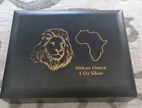 Strieborné investičné mince Rwanda African - 14